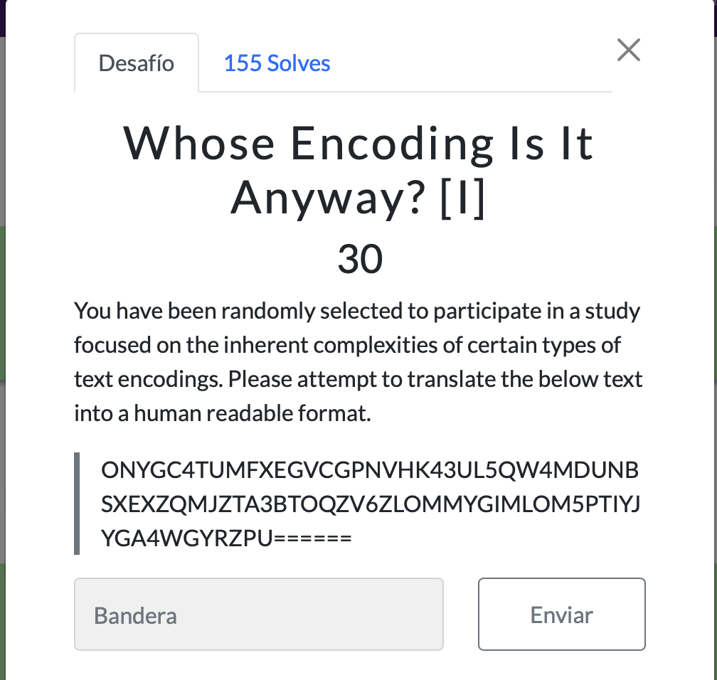 Whose Encoding Is It Anyway?