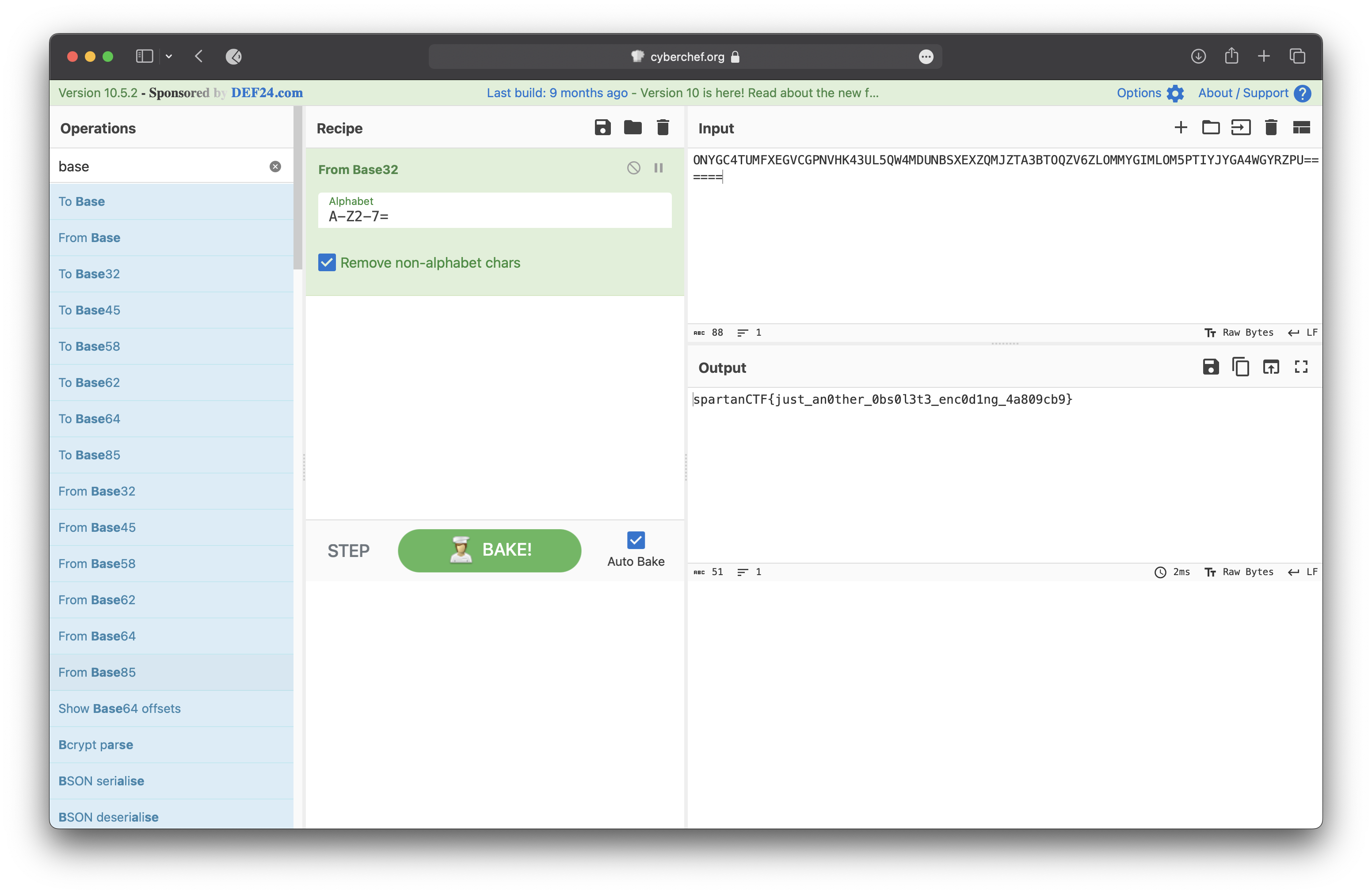 Whose Encoding Is It Anyway? Solution