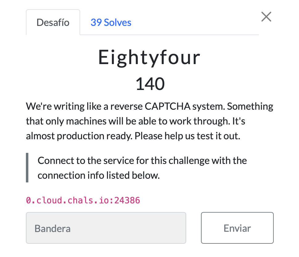 Eightyfour